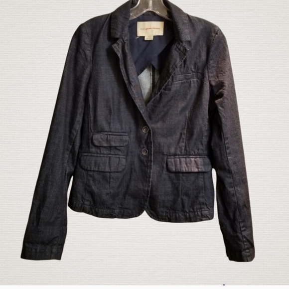 Anthro pilcro and the letterpress denim blazer - Picture 9 of 11